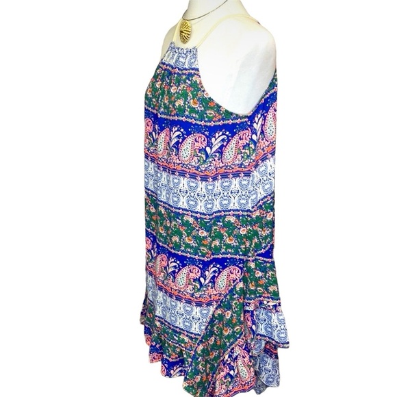 Sugar + Lips Halter Neck Asymmetrical Hem Dress - Picture 3 of 7